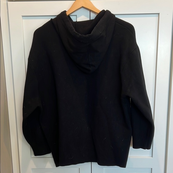 Zara NWOT ZARA Oversized Black Sweatshirts & Hoodies Size S - Picture 4 of 7